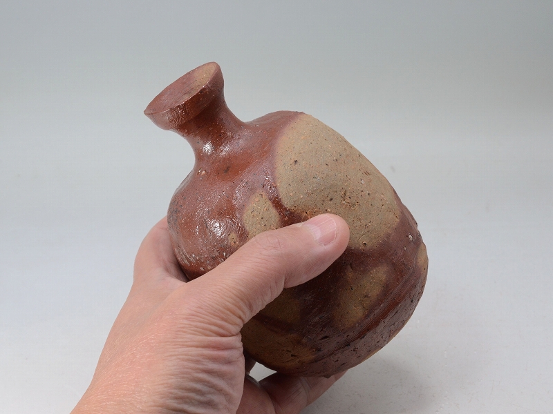 26001]緋襷徳利（多久守）｜備前焼わかくさ